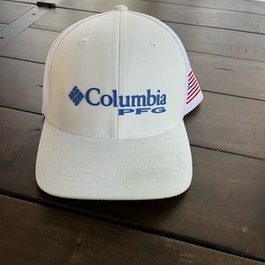 PFG Columbia Hat  - white